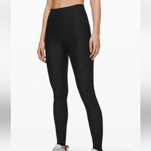 Black Lululemon Perforated Thigh Leggings 2020